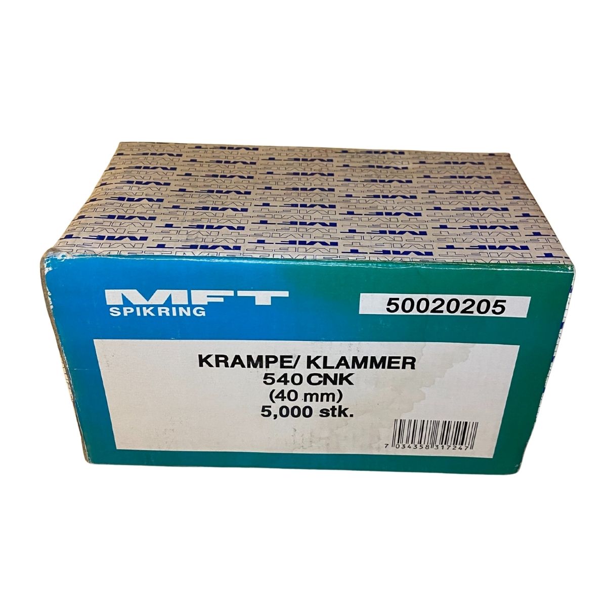 MFT klammer 540 CNK 40 mm 5000-pack i originalförpackning