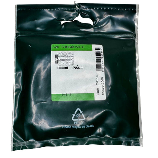 Nylonplugg ESSVE 10x50 mm lös produkt i plastförpackning