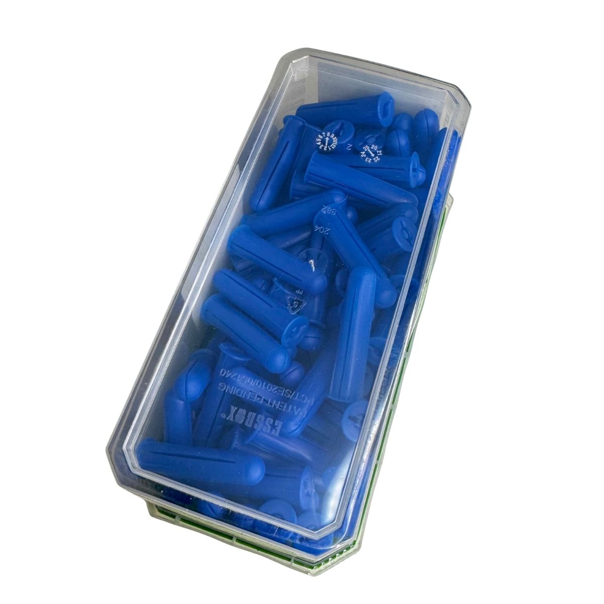 ESSVE plastplugg 10x45 mm blå 100-pack