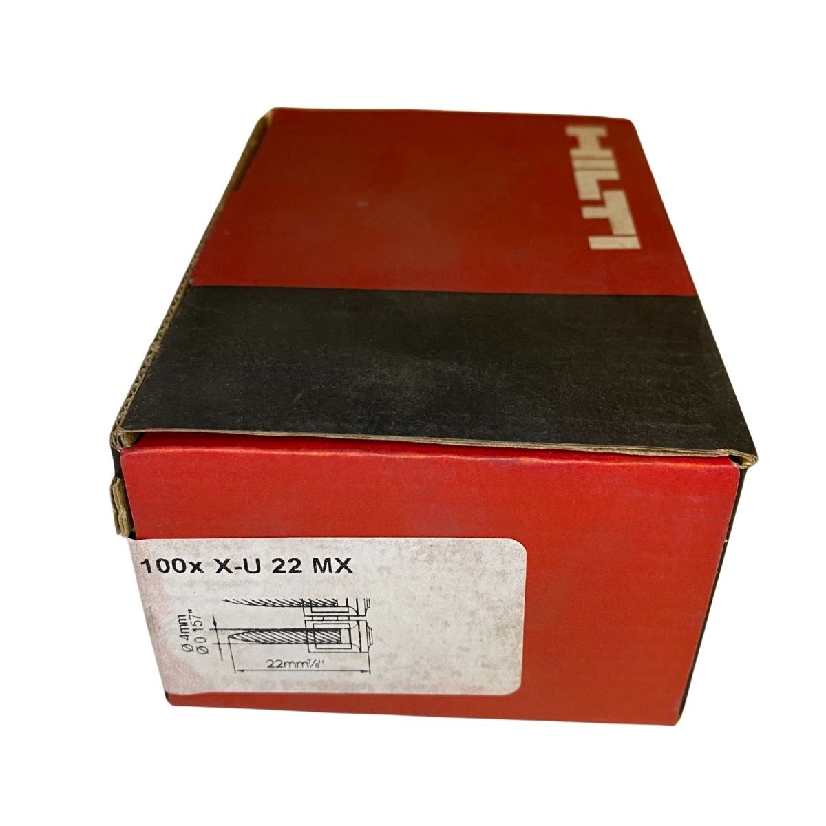 Betongspik X-U 22 MX Hilti 22 mm för krutdriven infästning i betong och stål