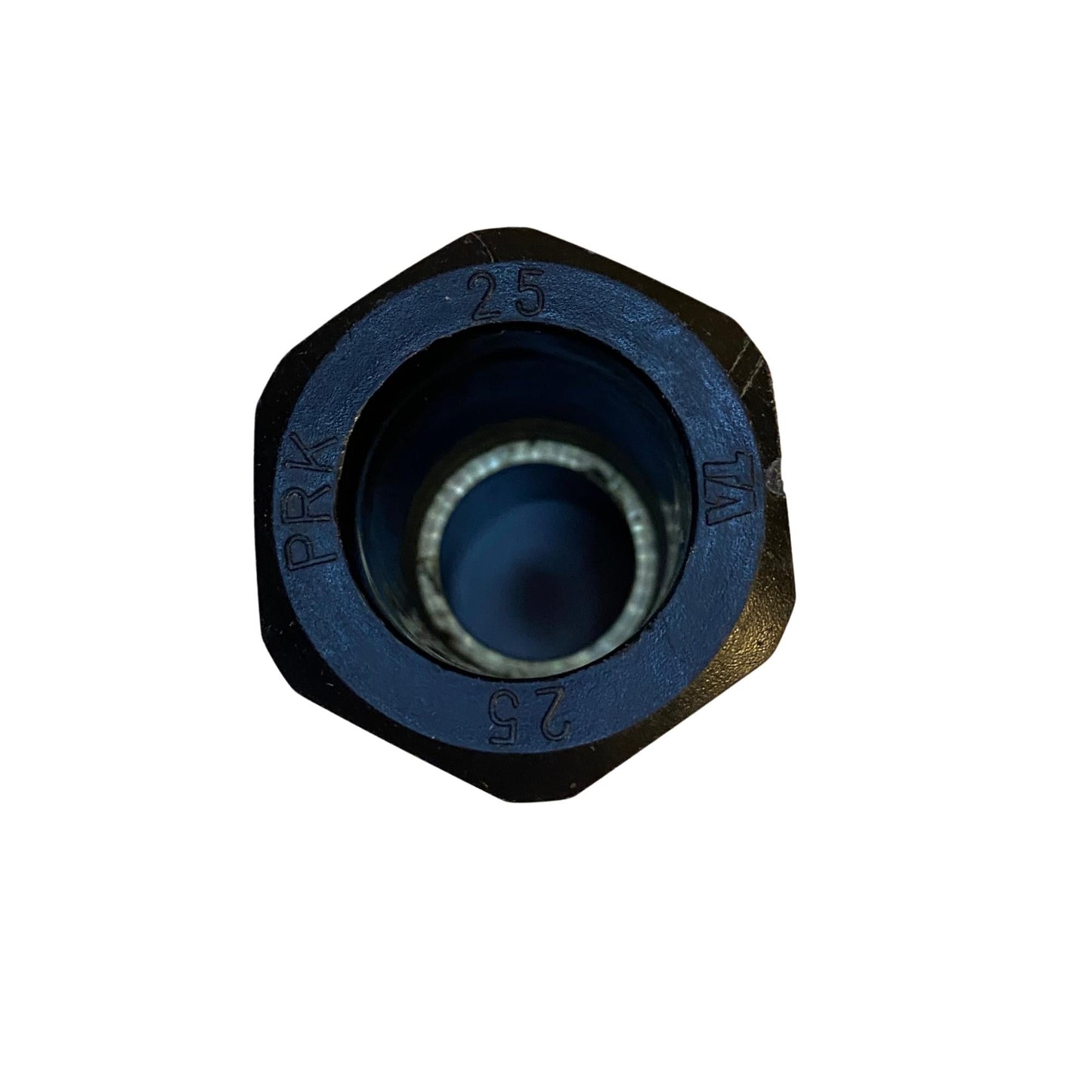 Närbild av 25 mm klämringsanslutning PRK TA