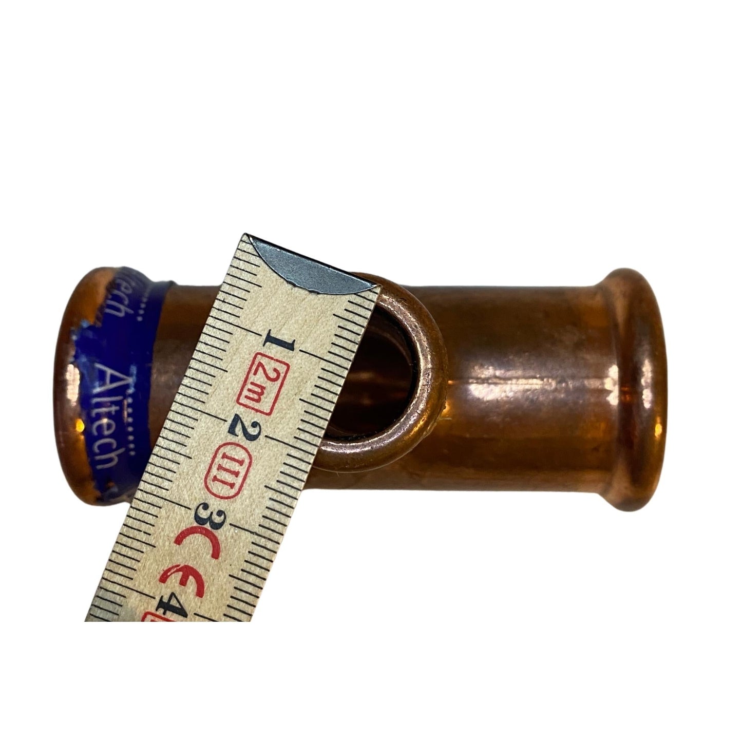 Press T-rör 28x15x28 koppar Altech med pressändar