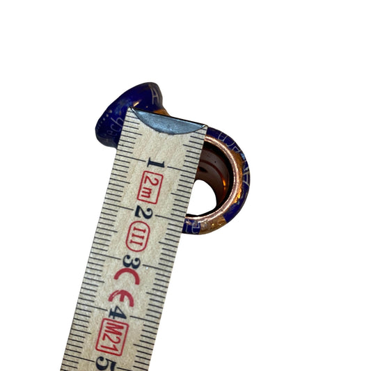 Altech press T-rör 15 mm 3 muff M-profil närbild anslutning