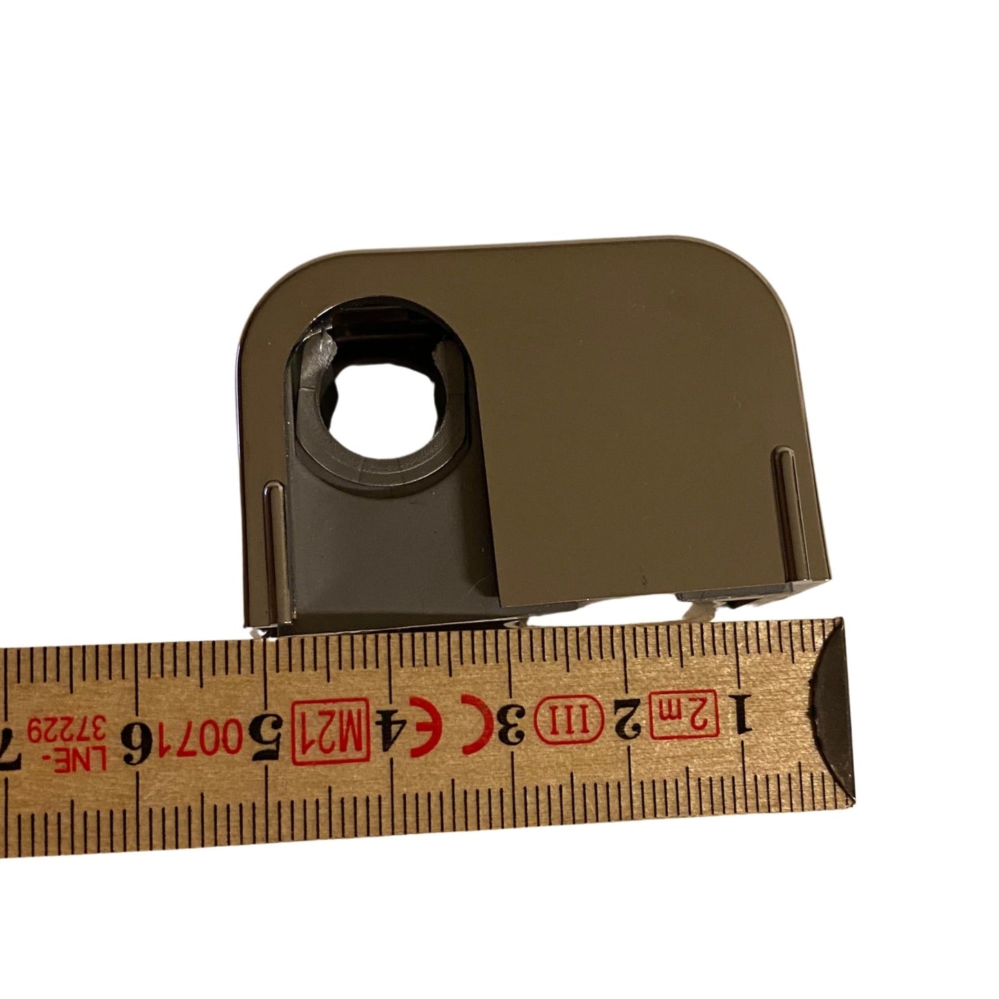 Förkromad rörklämma plast 50 mm