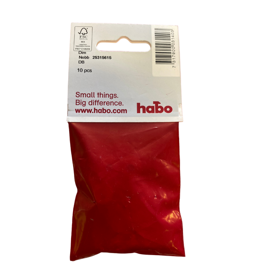 Gardintrissa vit 10-pack, baksida av förpackningen med NOBB-nummer, FSC-märkning och streckkod