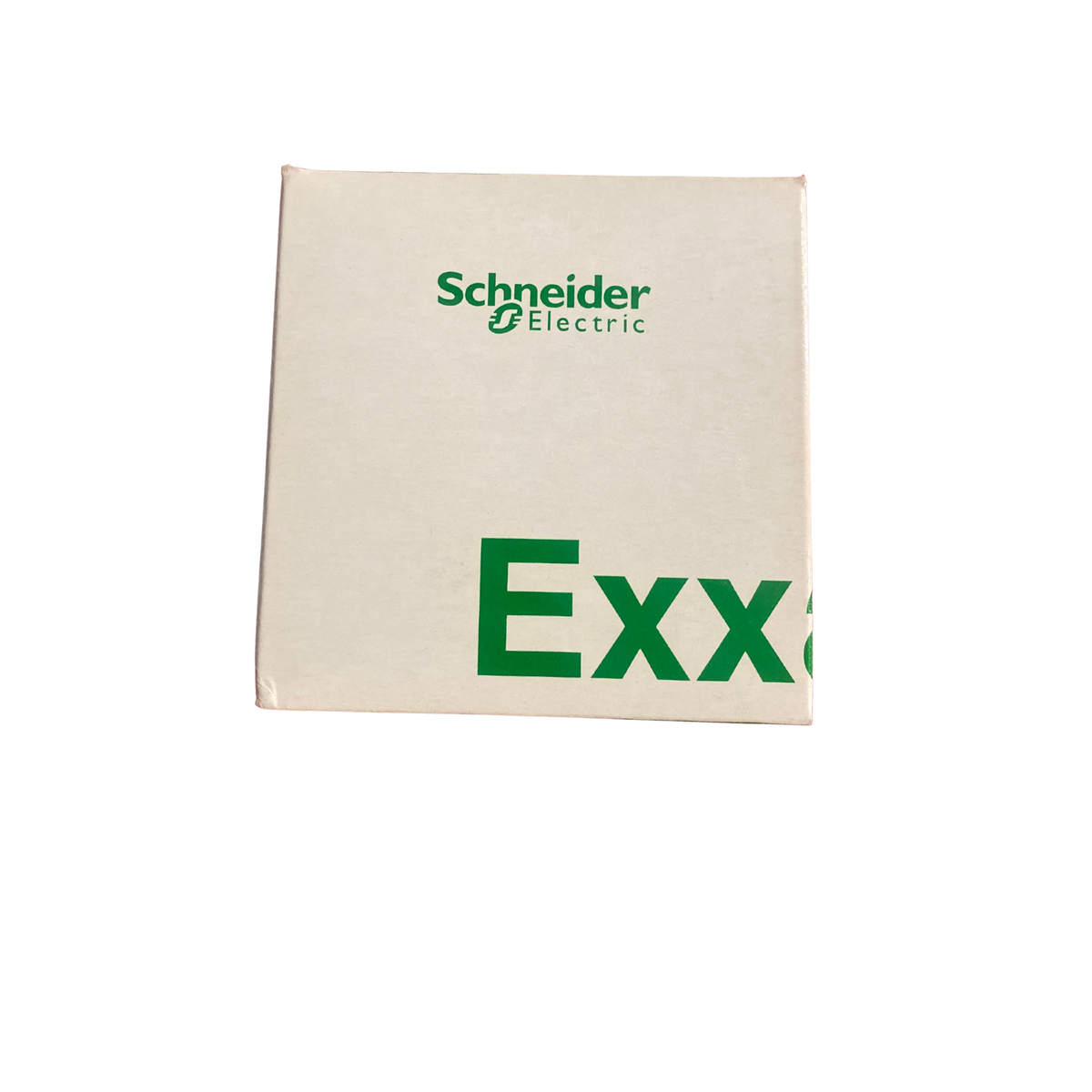 KNX tryckknapp Schneider Exxact 4 knappar antracit, förpackning framifrån