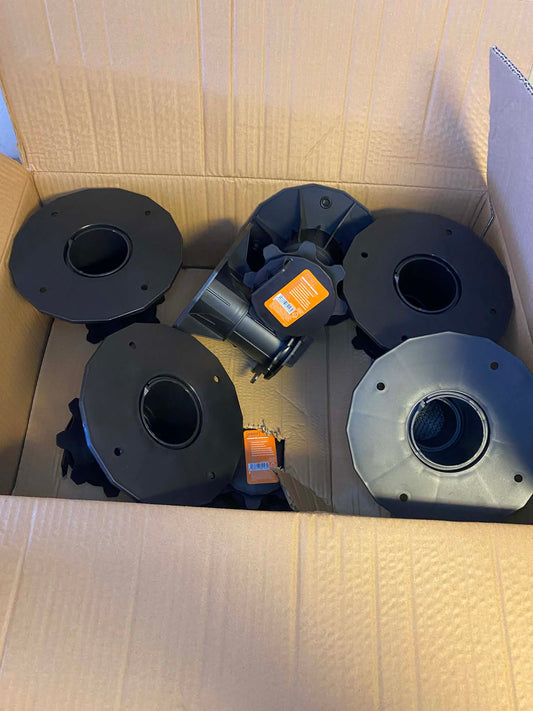 Justerbar terrassfot PROFI i kartong 12-pack