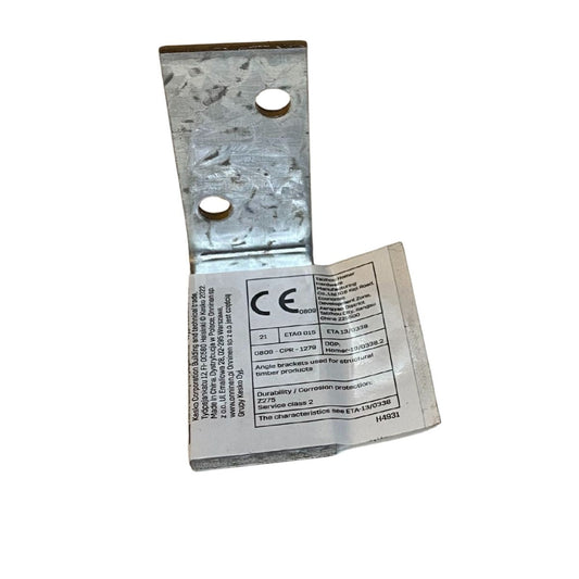 vinkelbeslag prof 40x40x2x20 mm galvaniserat stål