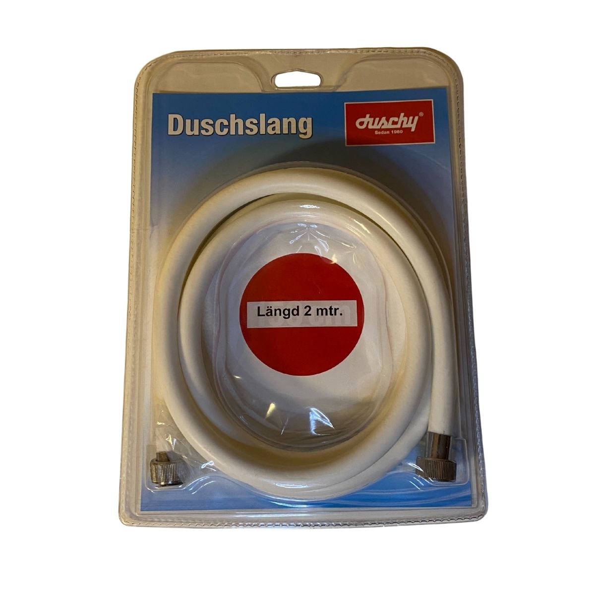 duschslang 200 cm vit med standardanslutning g1/2
