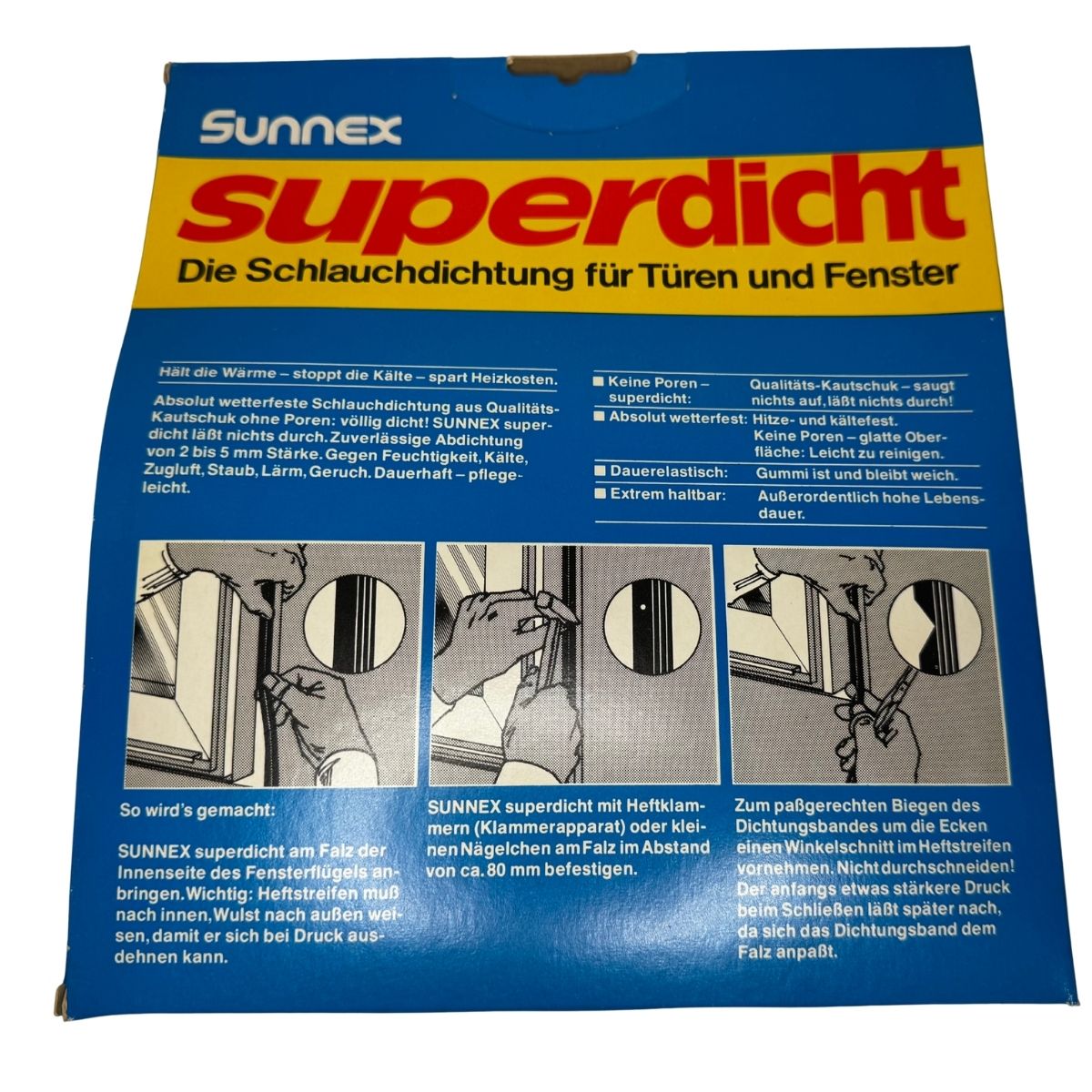 tätlist 6 mm för dörr och fönster monterad runt karm
