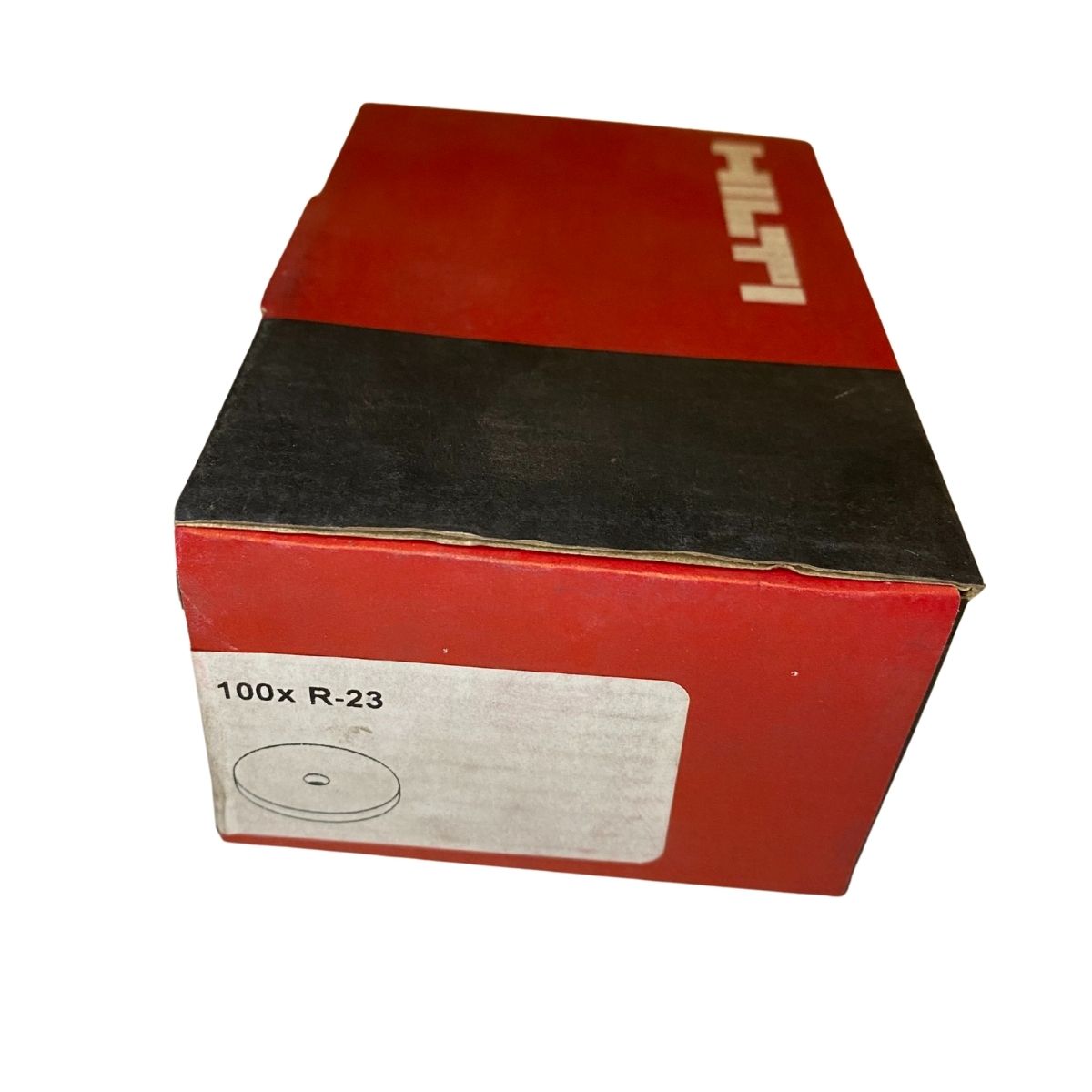Hilti R23 bricka 23 mm förzinkad infästningsbricka för plast och nät montage i betong och stål 100-pack
