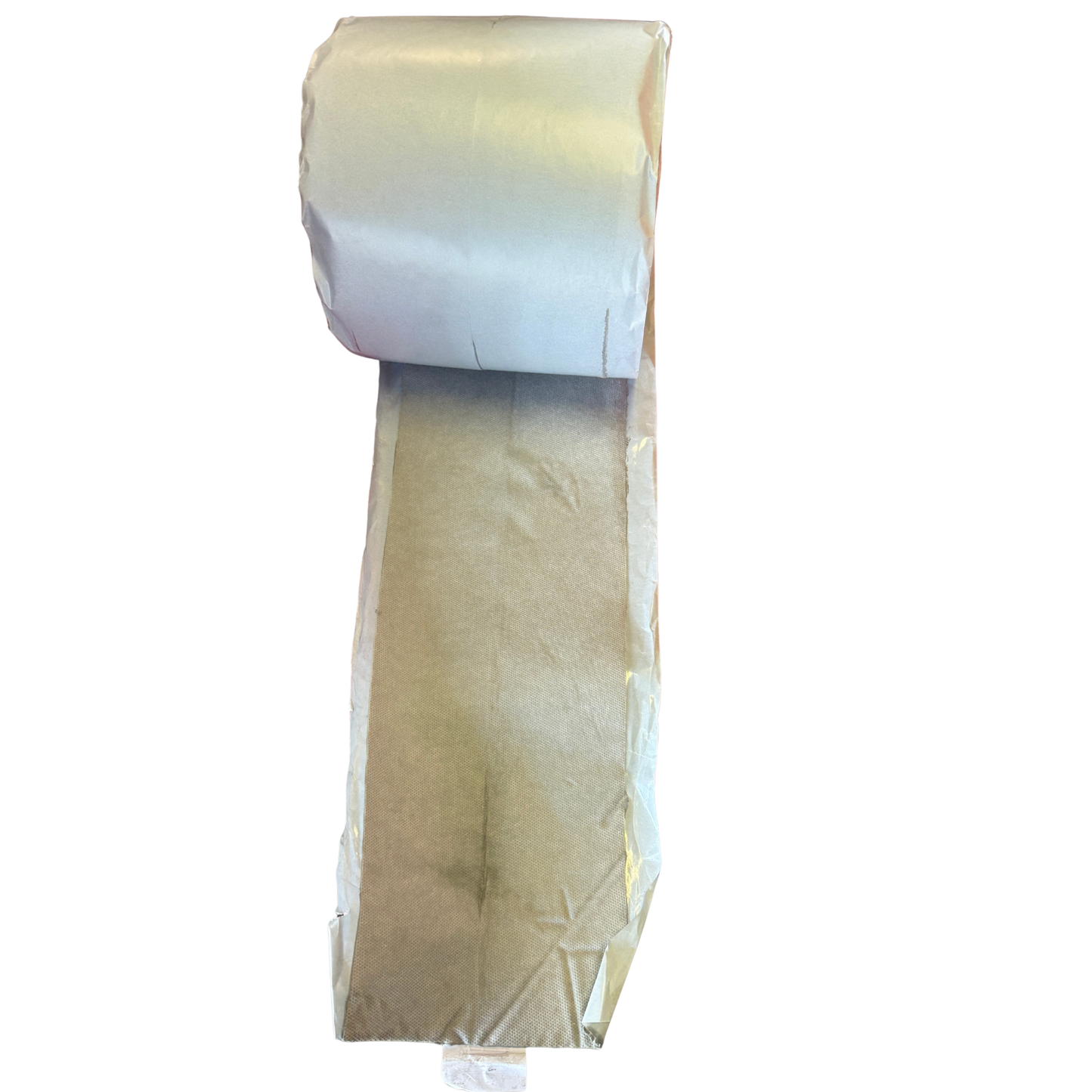 Butylband Fiber ME404 illbruck grå 150mm - rulle uppvikt visar non-woven väv