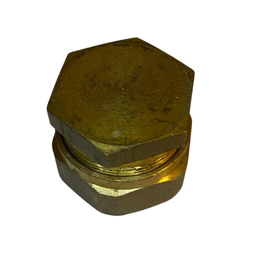 Mässingspropp Vatette 28 mm med sexkant
