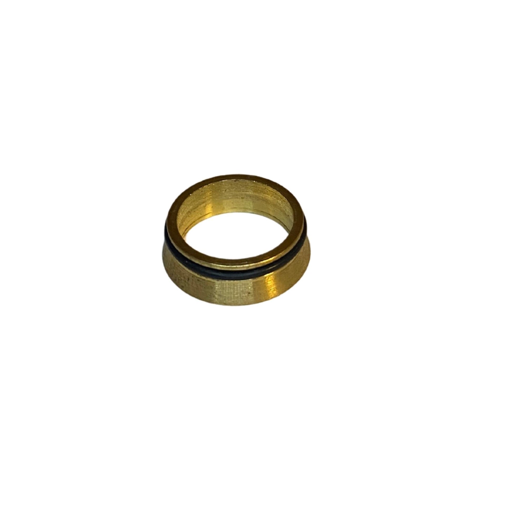 Planadapter i mässing 15 mm med O-ring
