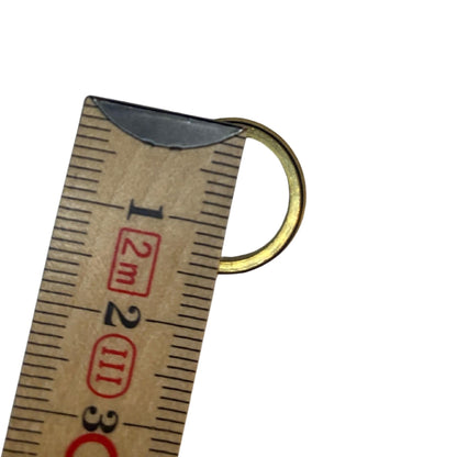 Planadapter i mässing 15 mm med måttangivelse
