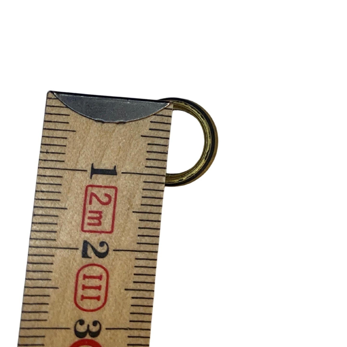 Planadapter i mässing 12 mm med måttangivelse
