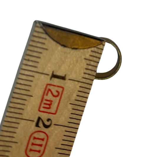 Klämring i mässing 8 mm uppmätt med tumstock