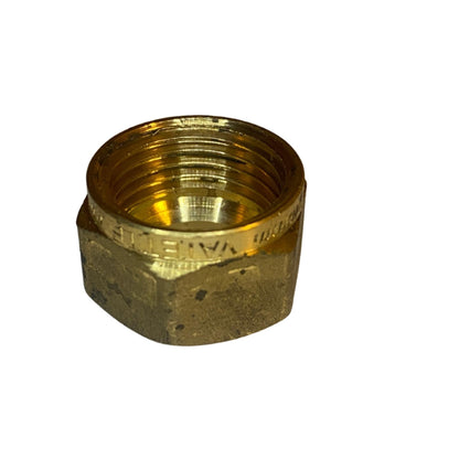 Klämringskoppling propp Vatette 15 mm i mässing
