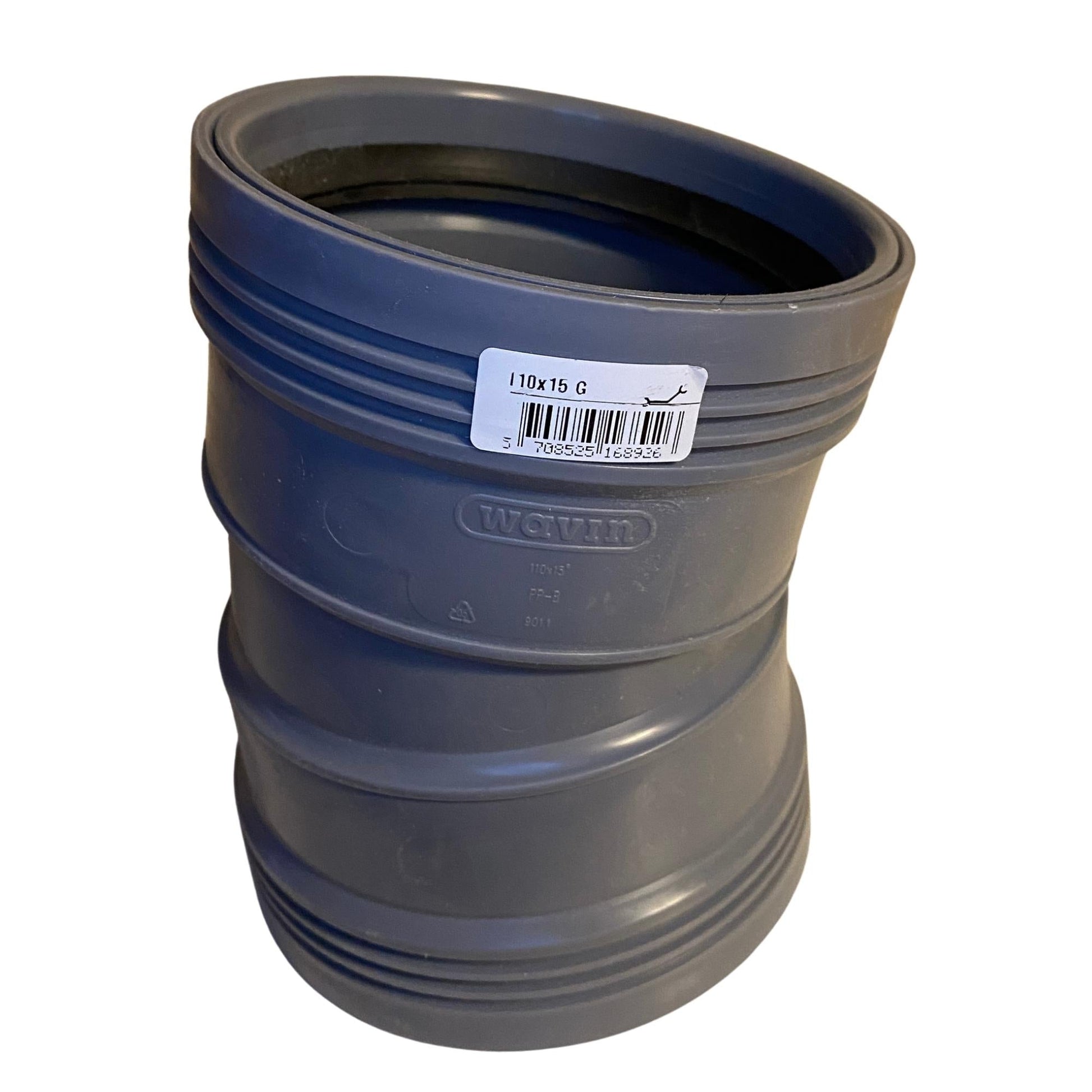 Wavin avloppsböj PP-B 110mm 15 grader