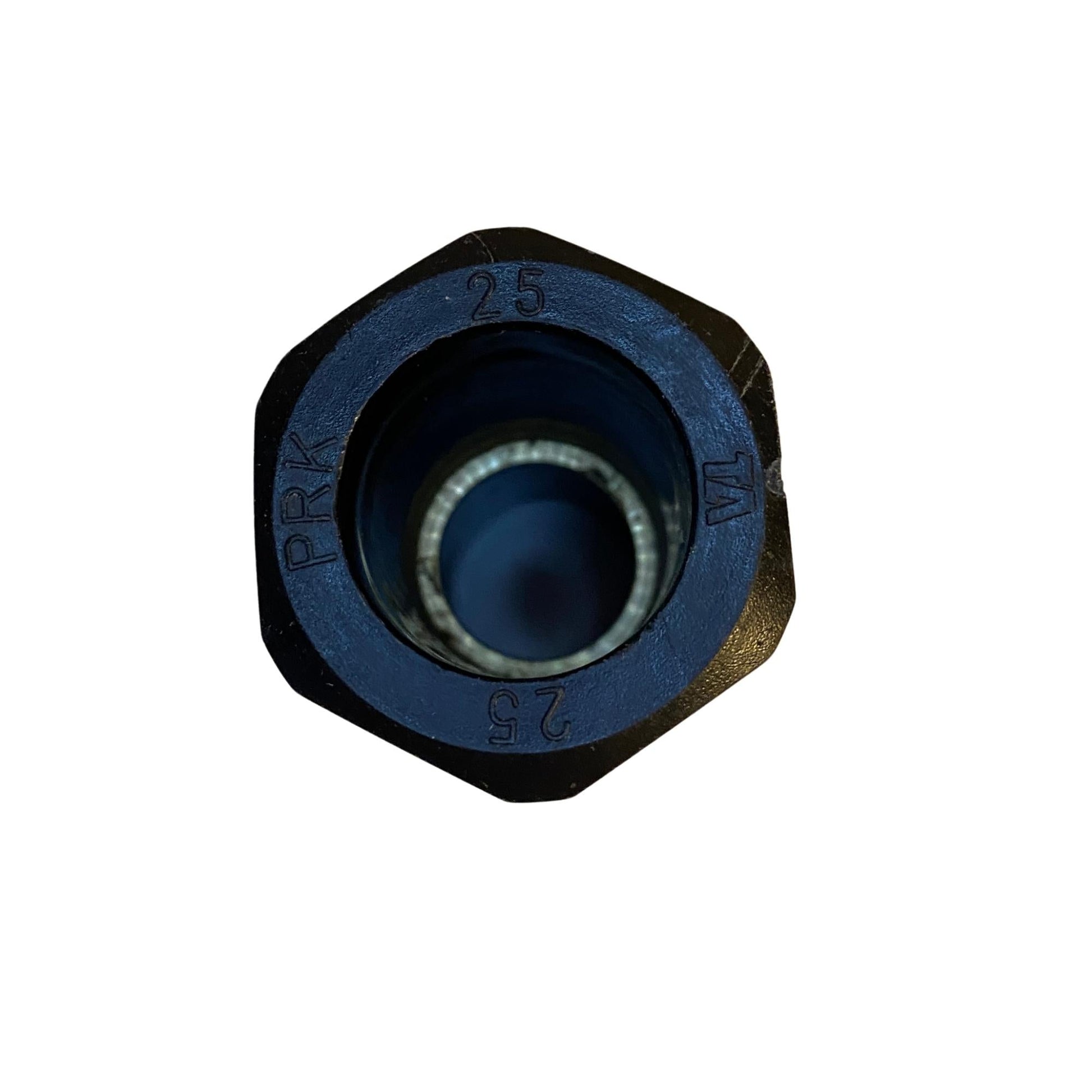 Närbild av 25 mm klämringsanslutning PRK TA
