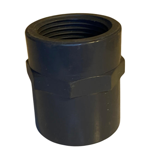 PVC muff 32 mm med invändig gänga