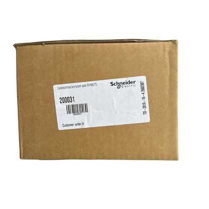 Schneider Electric originalkartong för detektorhiss komplett sats RHM075, artikelnummer 200031