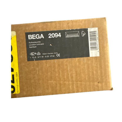Förpackning för BEGA 2094 Aufbauleuchte med produktetikett