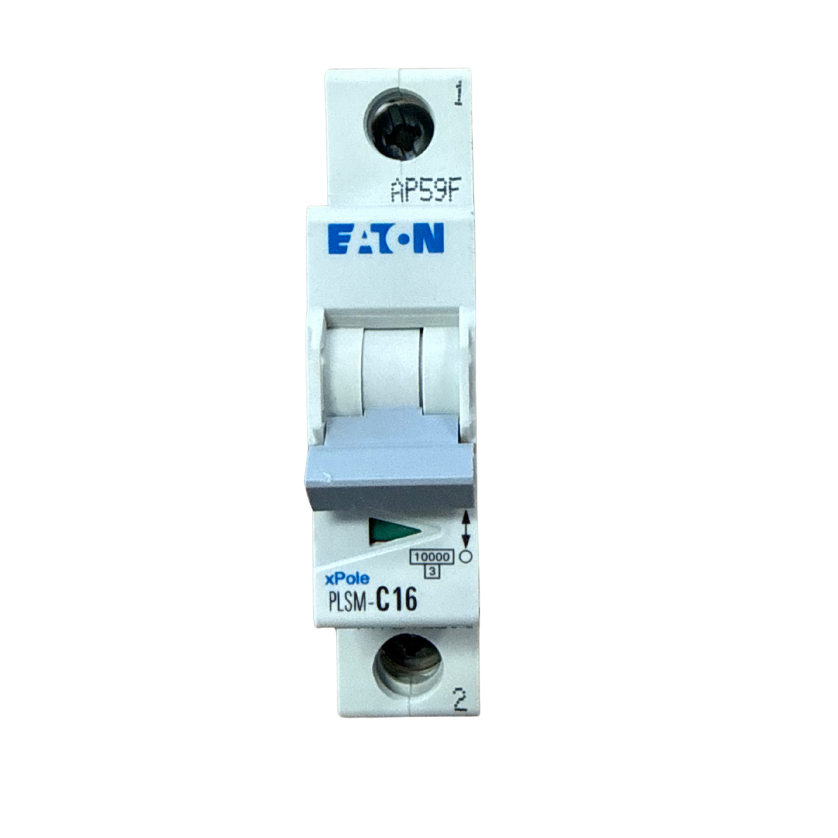 Eaton xPole PLSM-C16-MW automatsäkring 1-pol C16, framifrån