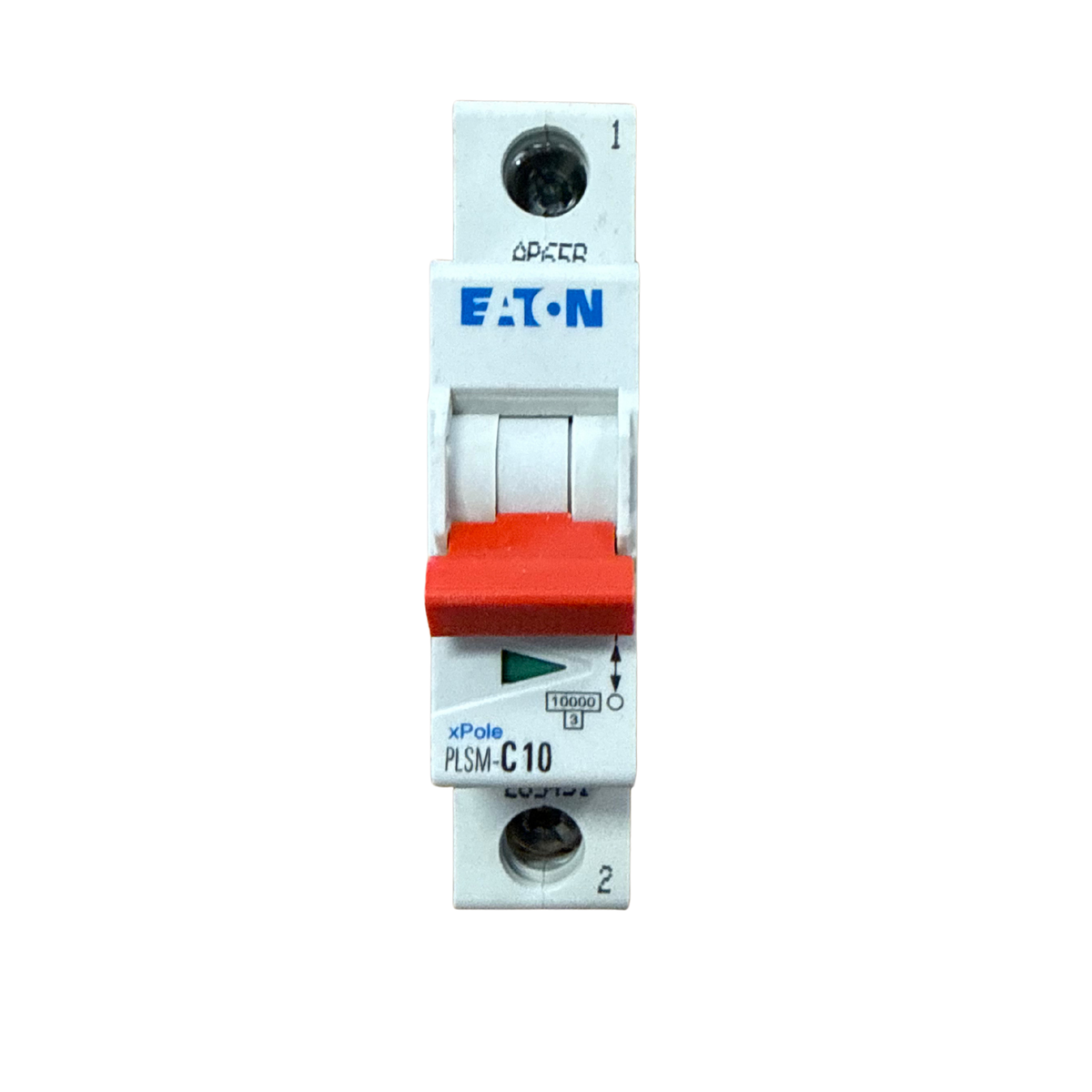 Eaton xPole PLSM-C10 automatsäkring 1-pol C10, framifrån