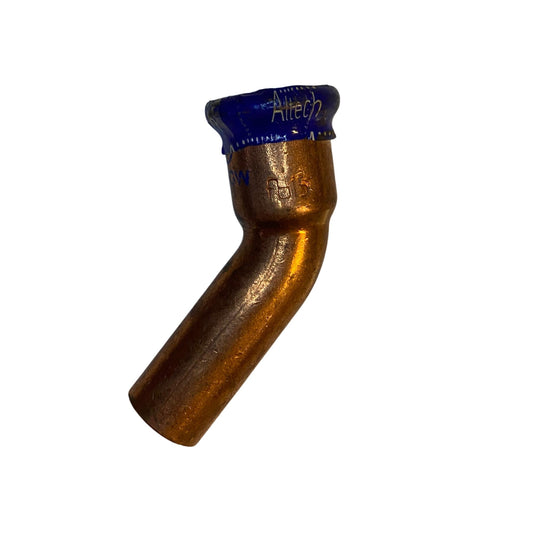Altech pressböj 45 grader koppar 15 mm med M-profil