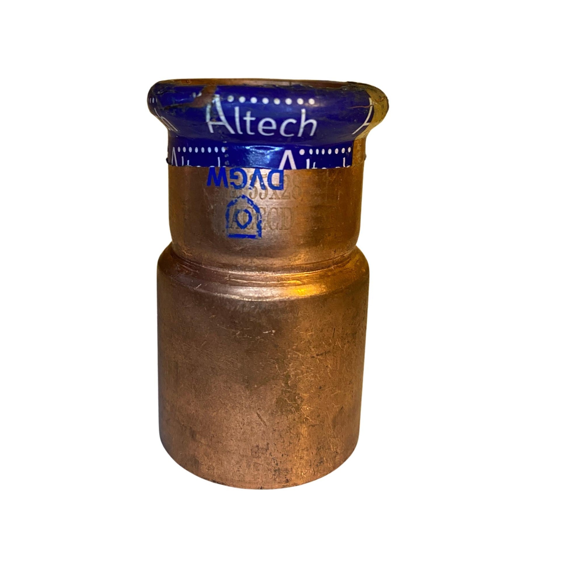 Altech kopparpress 35×28 mm förminskning slätända och muff M-profil