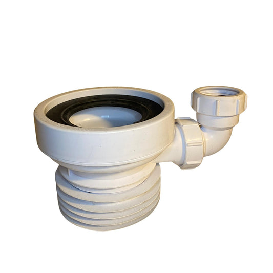WC-stos centrisk X-TRA 118 muff PP McAlpine sidovy