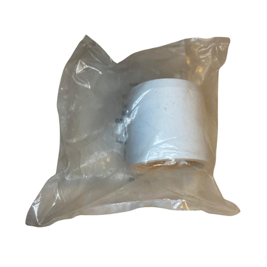 Faluplast övergång 40 mm muff till 50 mm slät ände i vit PP i plastförpackning