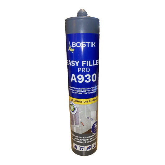 Fillermassa Bostik Easy Filler Pro A930 300 ml krympfri spackel i patron