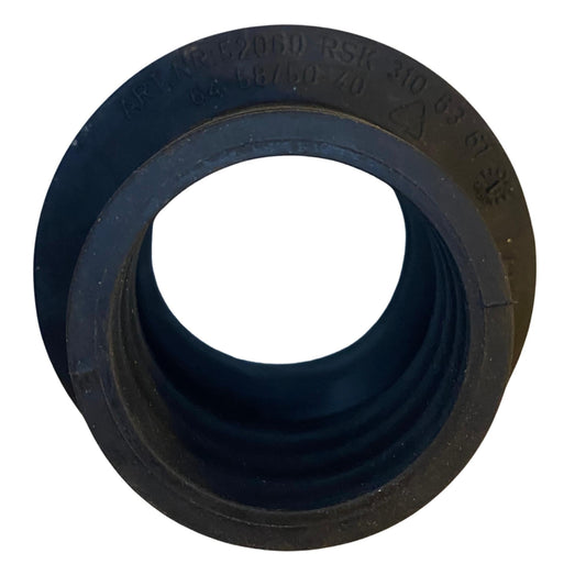Avloppsreducering i gummi 58 50 till 40 mm röranslutning