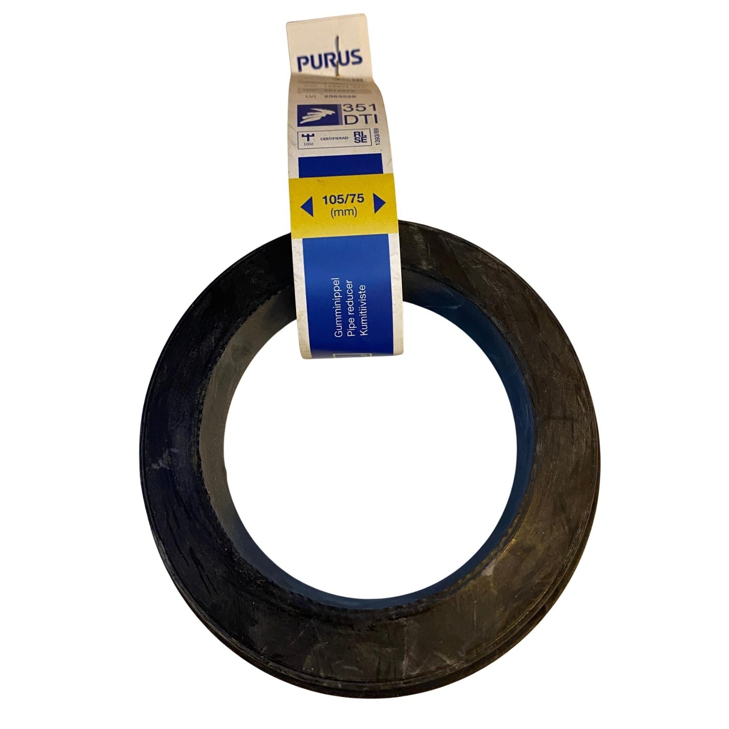 Begagnat Purus gummireducering 105 till 75 mm avloppsrör