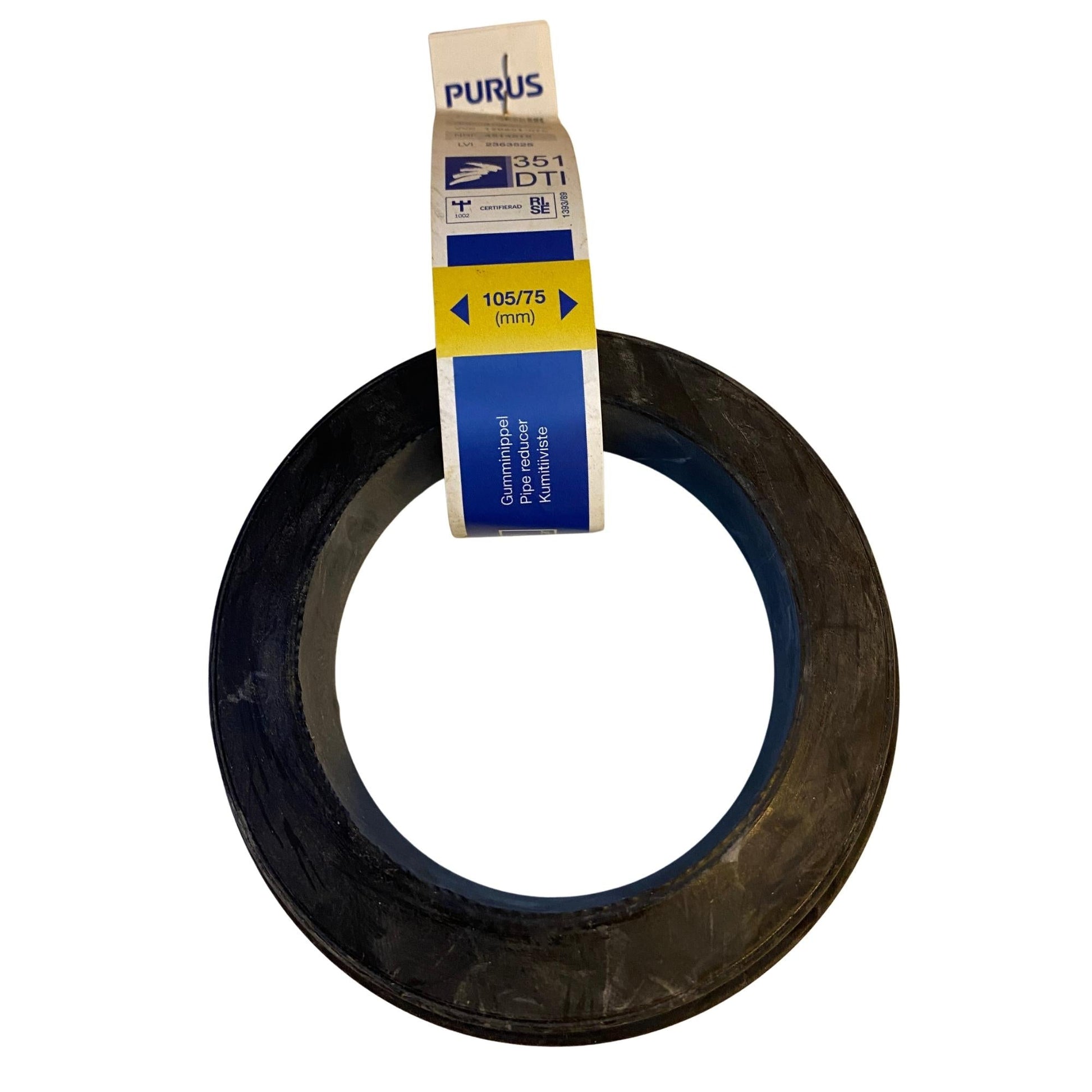 Begagnat Purus gummireducering 105 till 75 mm avloppsrör