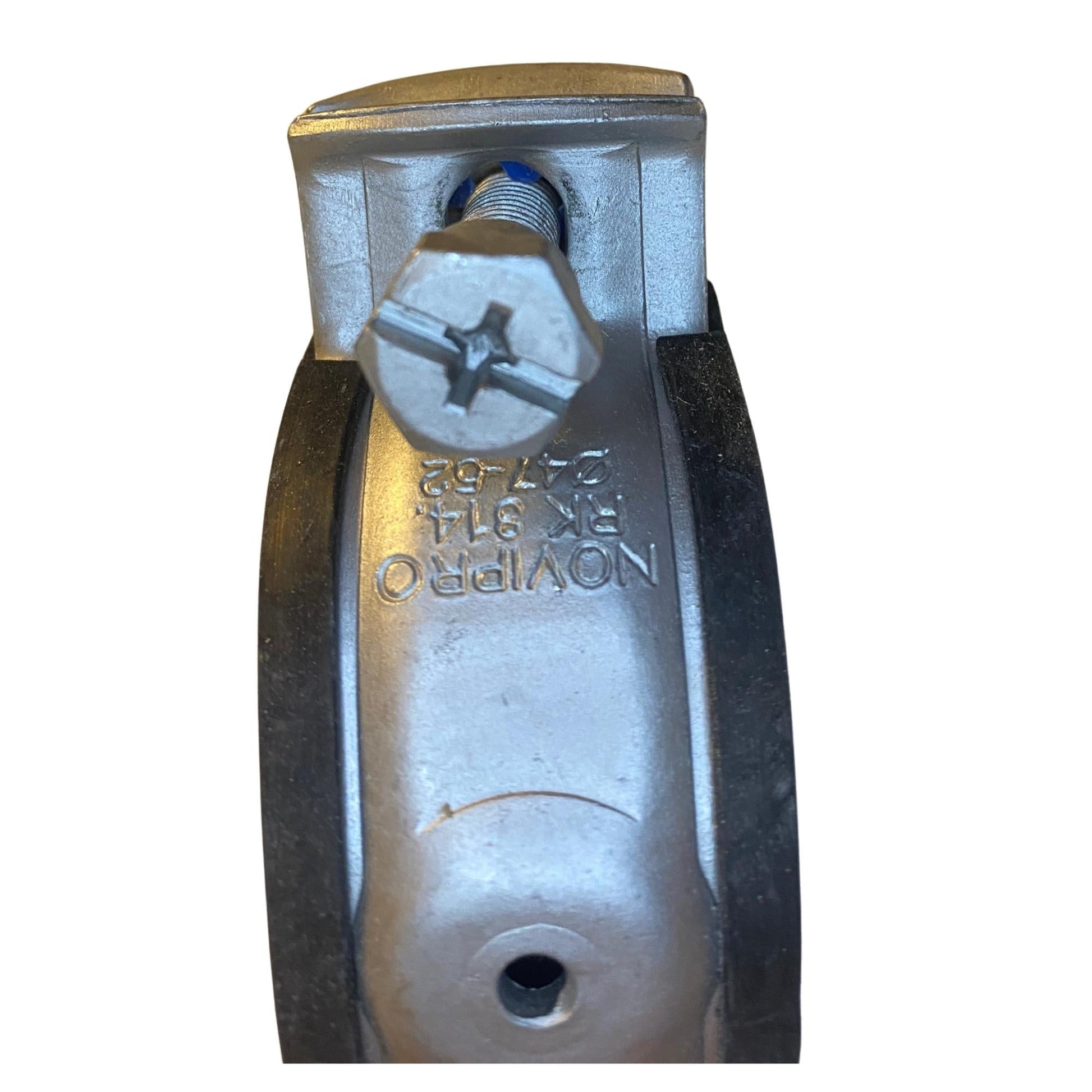 Novipro RK 314 stålrörklammer 47-52 med vibrationsdämpande gummi