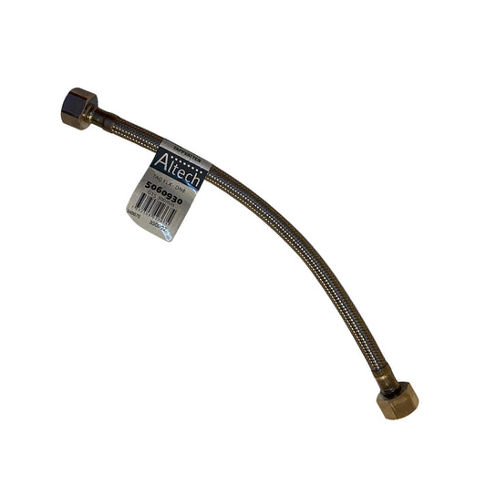 Flexi anslutningsslang Altech DN8 G15 300mm rostfri flätad tappvatten