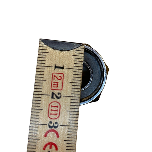 Slangkoppling mässing invändig gänga med tätning och 22mm dimension