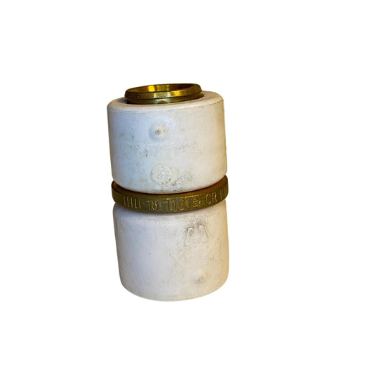 Tryckkoppling PVC rör 18 modell 11C med mässingsring