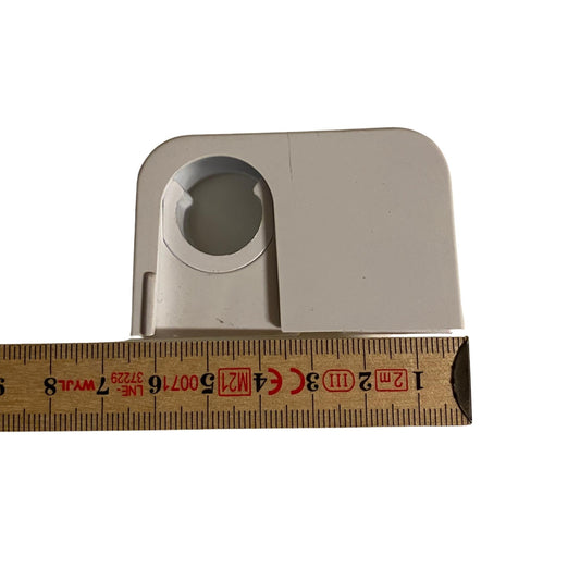 Rörklamma vit plast 65 mm