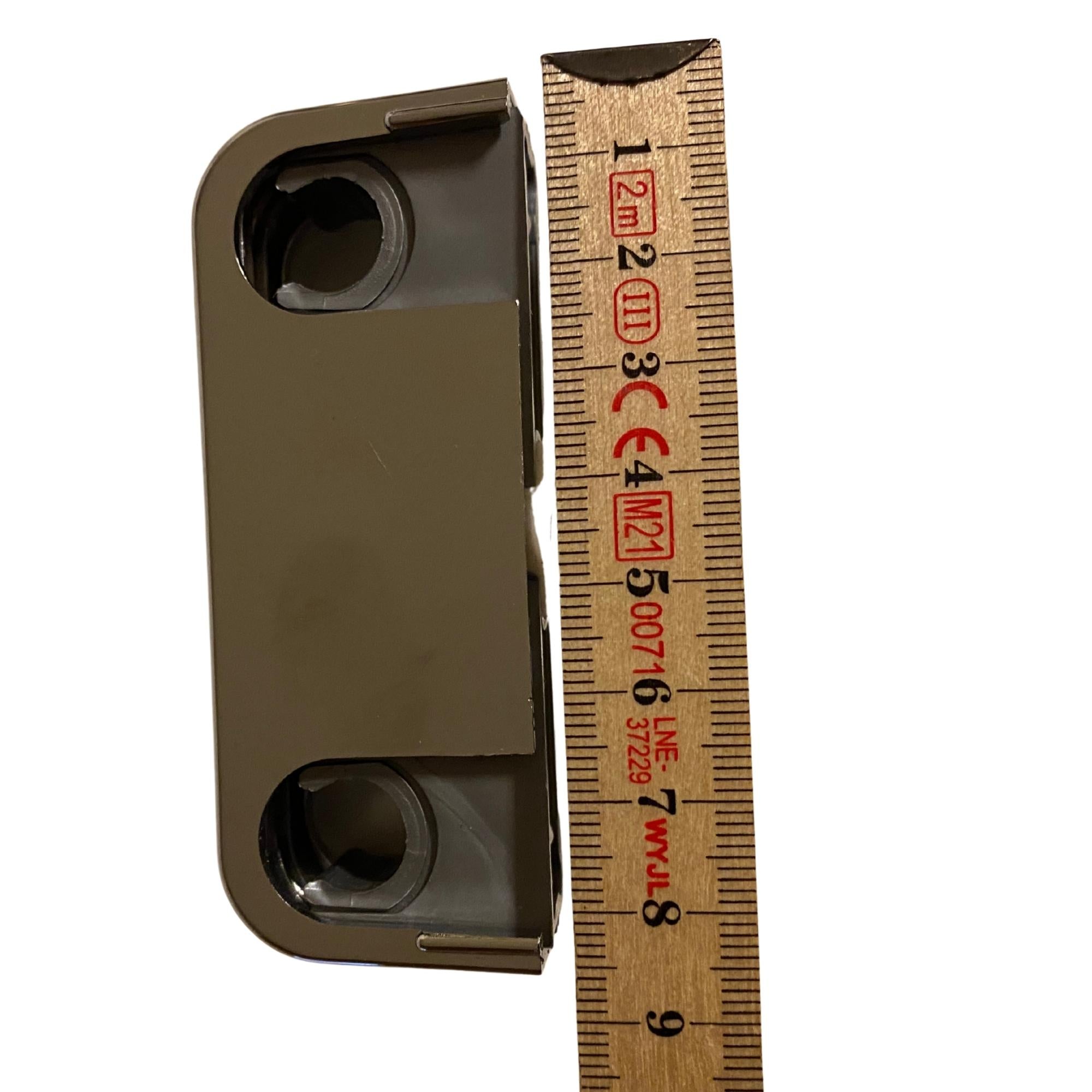 Dubbel rörklammer förkromad 85 mm för rörmontage – byggöverskott.se