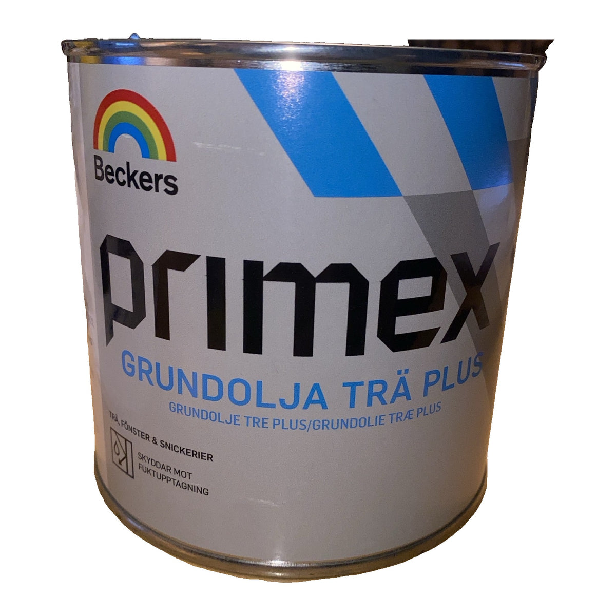 Grundolja Primex Trä Plus klar 0,675 liter från Beckers för trä, fönster och snickerier