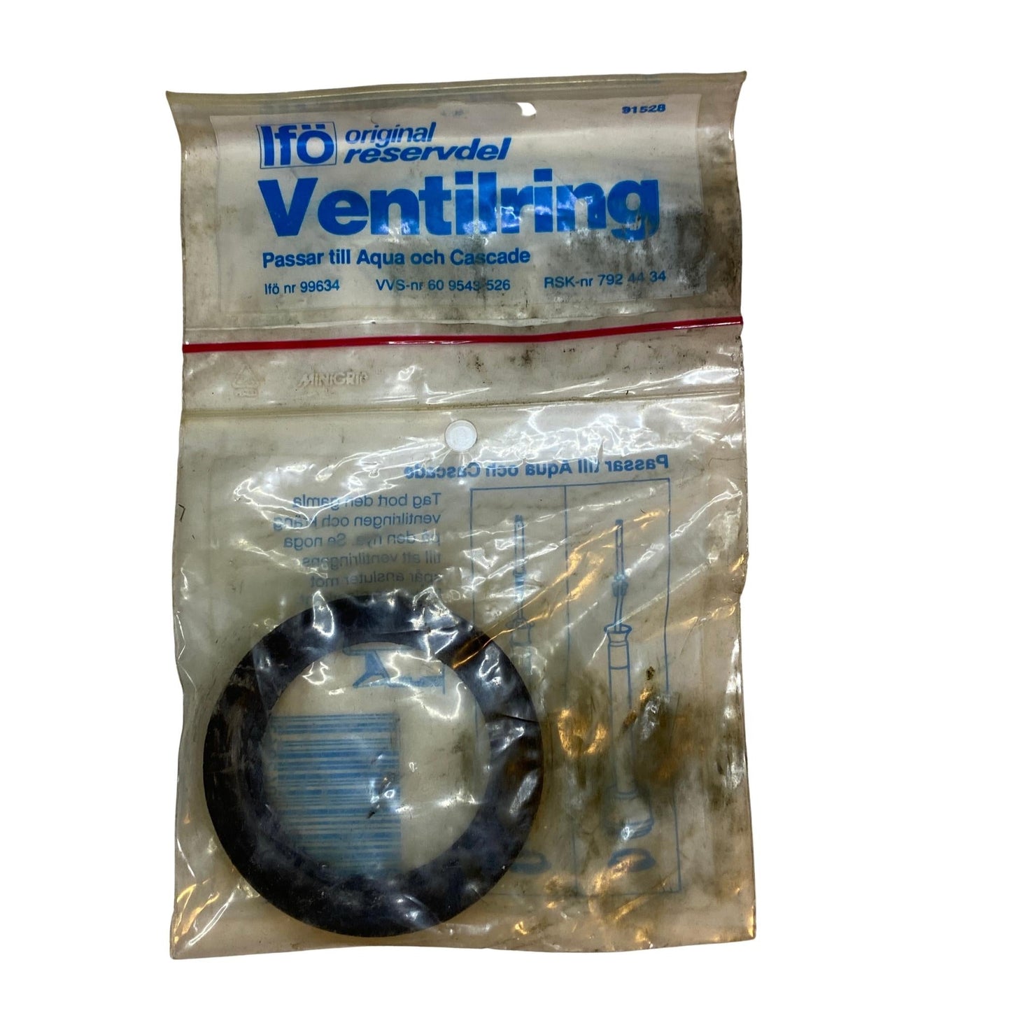 Ifö ventilring reservdel till Aqua och Cascade WC i originalförpackning