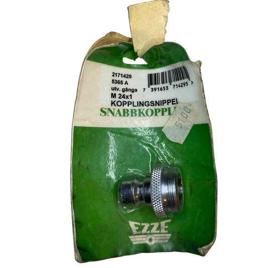 Ezze kopplingsnippel snabbkoppling M24x1 utvändig gänga i originalförpackning