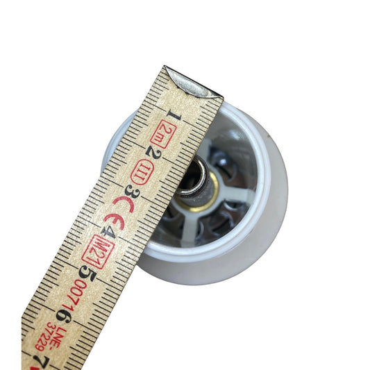 FM Mattsson bottenventil popup undersida med måttstock