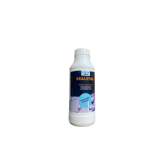 Fixor by Nitor Oxalsyra 600 g, framsida av förpackning