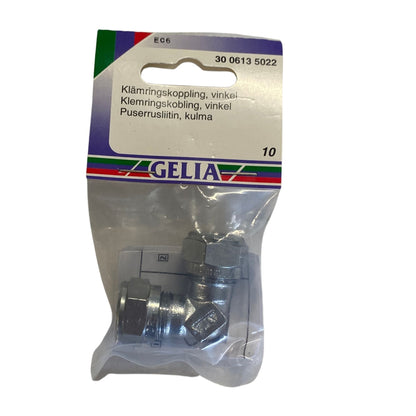 GELIA klämringskoppling vinkel 10 mm, förpackning