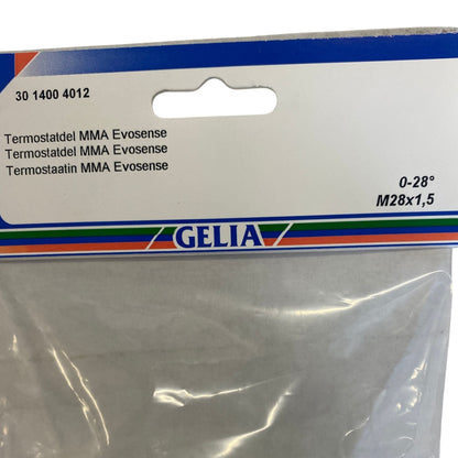 GELIA termostatdel MMA Evosense - närbild på förpackning